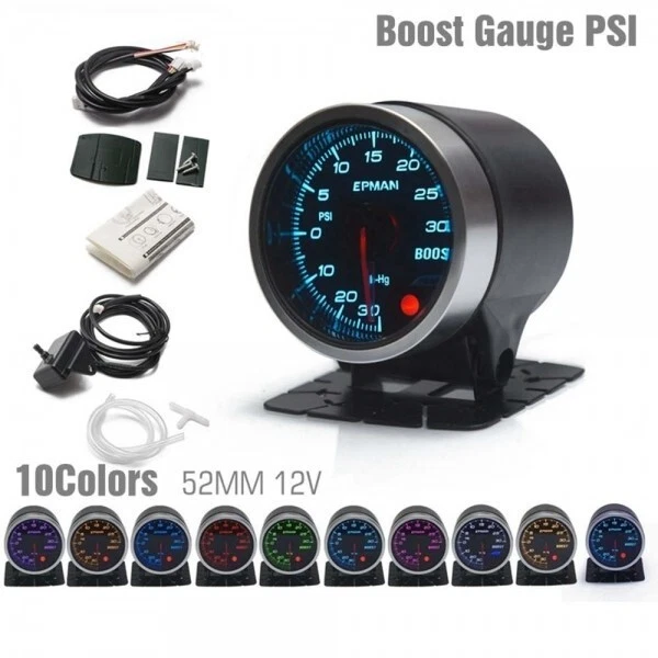 TURBO BOOST EGT TEMP OIL PRESSURE GAUGES FOR SUBARU IMPREZA LEGACY JUSTY - Image 2 of 4