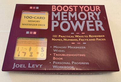 NEW, Boost Your Memory Power Complete Boxed Set, PSYCHOLOGY/SELF-HELP