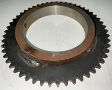 MARTIN STEEL SPROCKET SERIES 40 53 TEETH 4-7/8" BORE 6" HUB OD 8-3/4" OD
