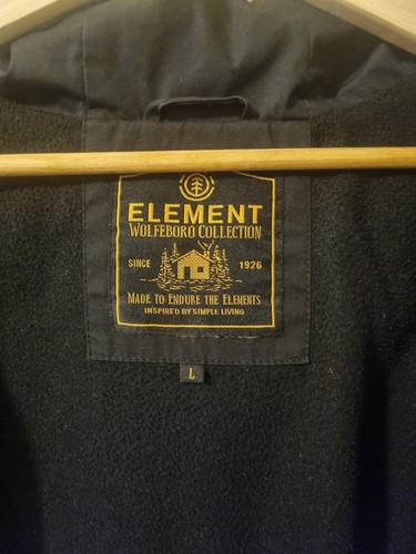 Element Wolfeboro Collection Canvas Cotton Blend Fleece Lined Jacket Large - Picture 7 of 12