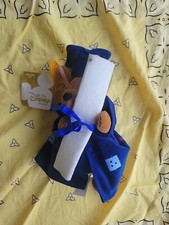 Disney Store Winnie the Pooh Graduation Roo Bean Bag Plush 6" New