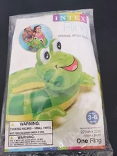 Intex Animal Split Ring Float - Ages 3-6 - Turtle - New