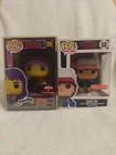 Stranger Things Funko Pop Lot (2) - Eddie Black Light 1250 & Dustin 18