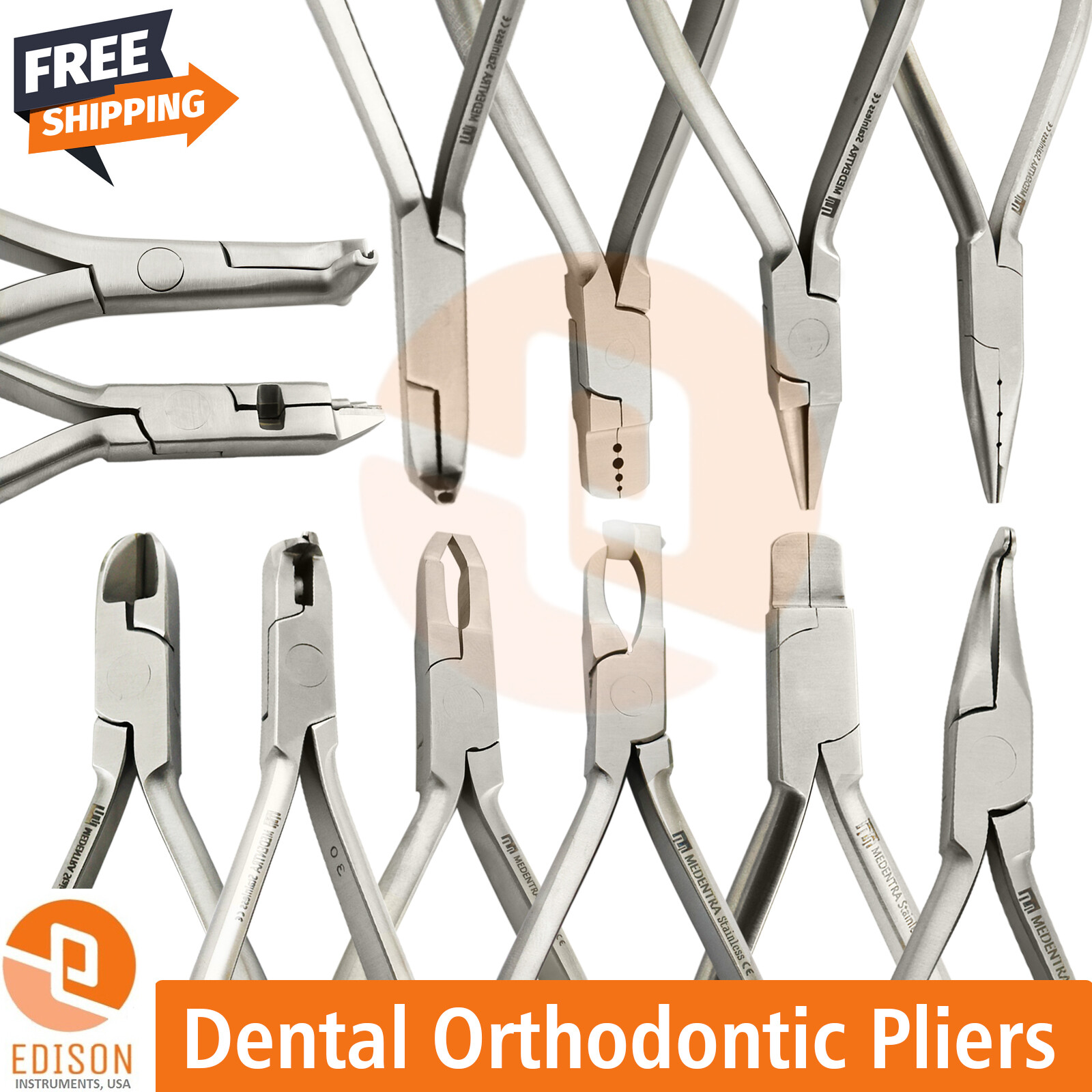 Professional Dental Pliers Orthodontic Braces Arch Wire Bending Loop Forming CE