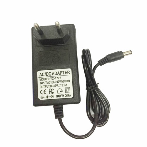 Nuovo caricabatterie adattatore ca/cc 17V 2.3A 2300mA per alimentatore