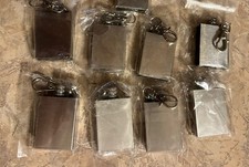 Lot Of 8 Survival Key Chain Magnesium Rod Flint Steel Fire Striker Starter
