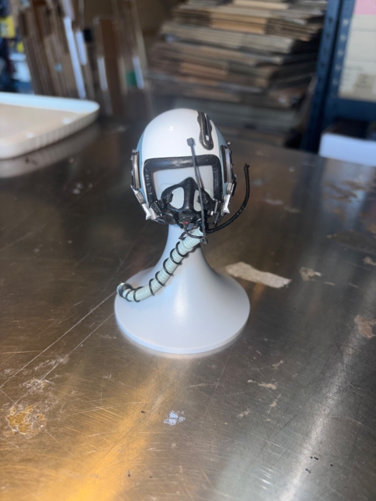 Dragon 1/6 Scale Combat Edge Pilot Helmet HGU-68/P GI Joe w/MBU-20/P LOOSE White
