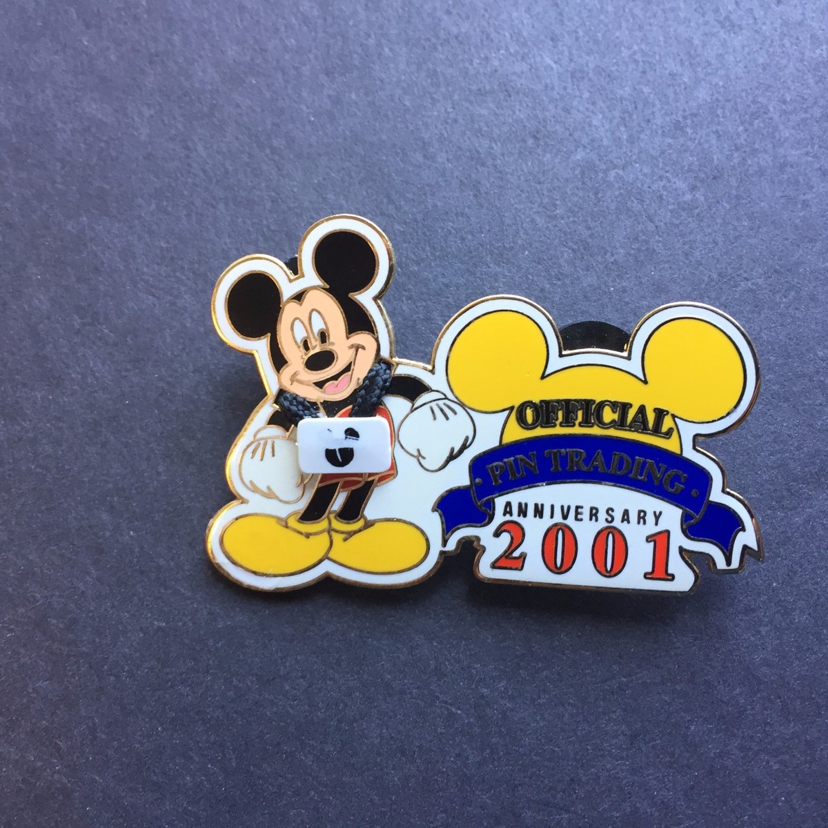 WDW Official Pin Trading Anniversary 2001 Mickey Mouse