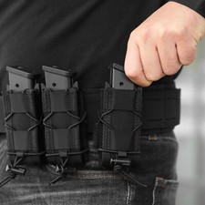 Pistol Mag Pouch Universal Molle Tactical Magazine Holster for 9mm/.40/.45/.380