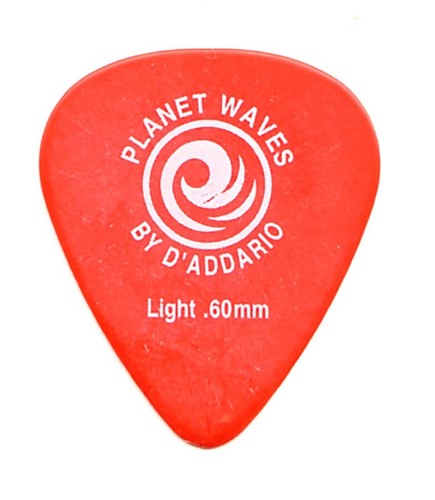 Planet Waves By D'Addario Light .60 mm Orange Guitar Pick