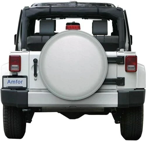 Amfor Spare Tire Cover, Universal Fit For Jeep, Trailer, Rv, Suv, Truc Foto 2 de 4