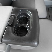 Fit For 2004-14 Ford F150 Center Console Cup Holder Armrest Cover Pad Dark Gray