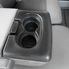 Fit For 2004-14 Ford F150 Center Console Cup Holder Armrest Cover Pad Dark Gray