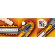 Maped Cuttermesser Teppichmesser Ultimate, Klinge: 18 mm, f&uuml;r Rechtsh&auml;nder