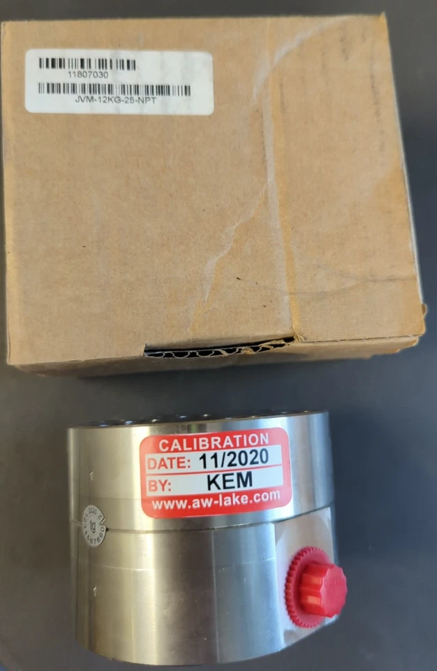 NEW AW LAKE Gear Meters JVM-12KG-25-NPT Positive Displacement Flow Meter; 303SS - Image 3 of 4