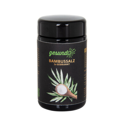 gesundo Bambussalz 100g   1x gebrannt
