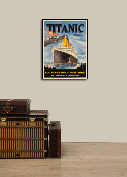White Star Line - RMS Olypmic RMS Titanic - I Piroscafi Più Grandi Del Mondo - Poster Vintage Ocean - Foto 4