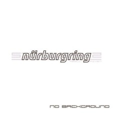 For Nurburgring Decal Sticker Outline Pair