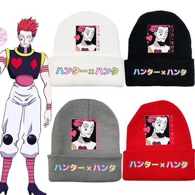 Anime Hunter X Hunter Hisoka Hisoka Knitted Beanies Cap Cosplay Printed Hat Prop Ebay