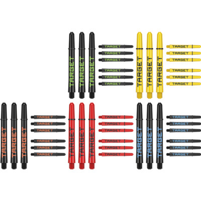 Target Pro Grip TAG Shaft 3 3er Satz Dartshafts mit Aluminium Ring Schäfte NEU