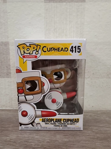 Funko Pop! Cuphead 415 Aeroplane Cuphead New ✅