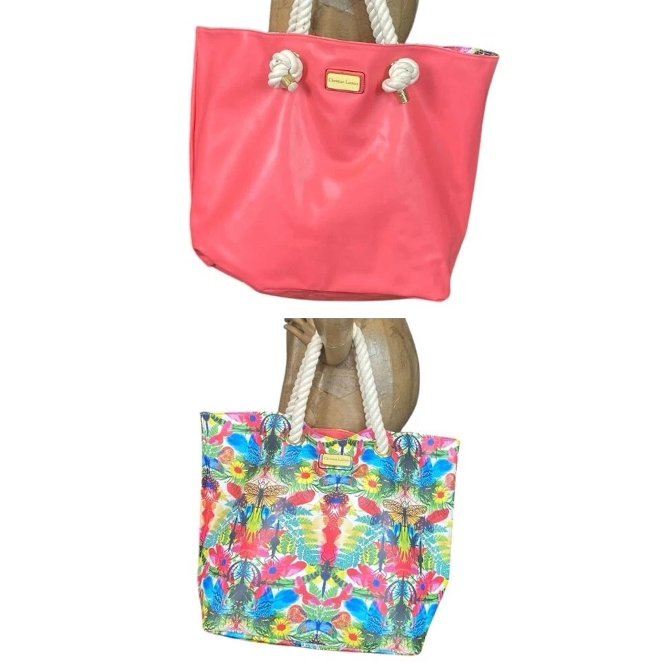 LaCroix Pink Cap and Tote Bag Christian Lacroix Handbags for Women | The RealReal main image 4