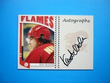 2004/05 IN THE GAME NHL FRANCHISES CARD #A-KN KENT NILSSON NM AUTO AUTOGRAPH ITG