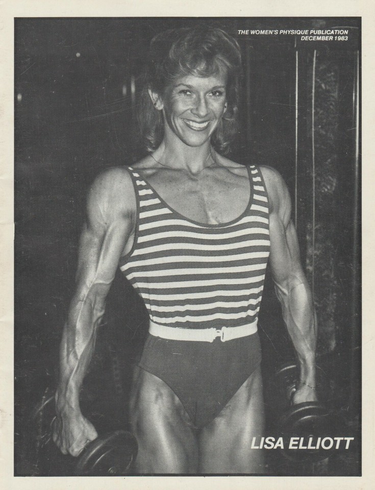 Women's Physique World Publication 95 1983 Lisa Elliott Carolyn