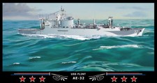 Navy Emporium USS Flint AE-32 Art Print