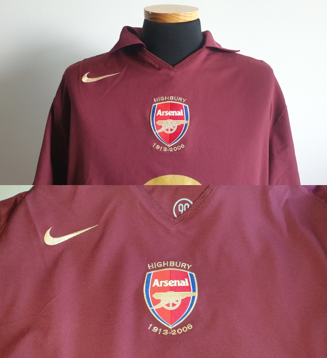M) ARSENAL HIGHBURY SHIRT JERSEY FABREGAS BARCELONA SPAIN CHELSEA