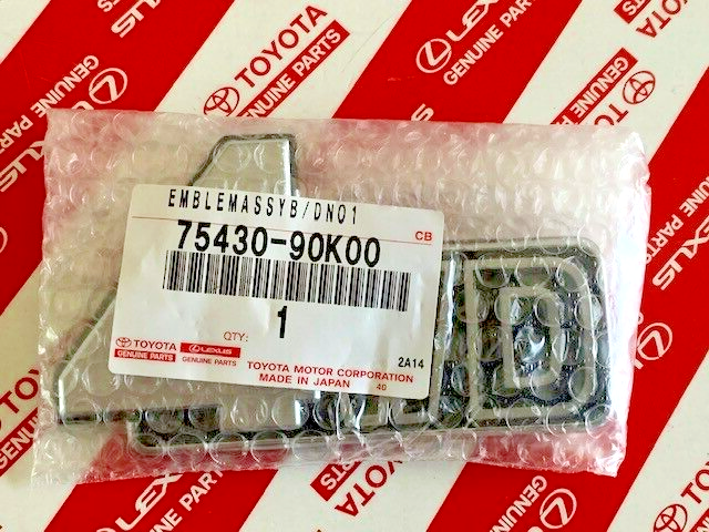 OEM 81-90 Toyota Land Cruiser FJ60 FJ62 BJ60 HJ60 Back Door Emblem