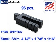 Plastic STACK SHIM, 4-1/16" x 1-7/8" x 1/16". Pack of 96 pcs. Made in USA