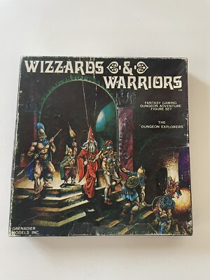 Vintage: Grenadier Wizzards & Warriors: WW01 Thief, 1979 Figure Set 15 Pcs.