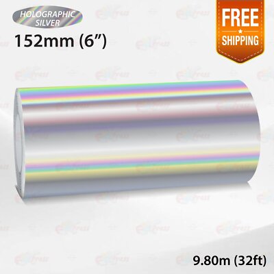 CHROME RAINBOW 6'' 152mm PIN STRIPE Car Model Streamline TAPE Decal Vinyl Sticker