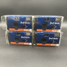 Lot Of 4 Photoworks 800 ISO/27 exposure Disposable Camera Sealed EXPIRED 2004