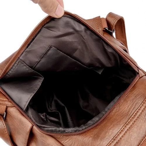 NUOVO Zaino Antifurto Borse Alta Qualità Pelle Morbida Donna Borsa Vintage - Foto 13 di 29