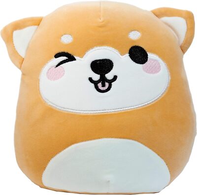 Puckator Squidglys Adoramals Shuggs the Shiba Inu Hund Plüschtier - süßes Tier 