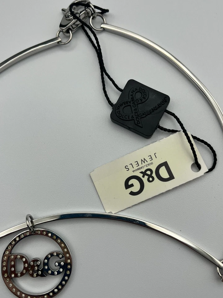 COLLANA RIGIDA DOLCE & GABBANA DJ0510 DA DONNA CON ZIRCONI - Immagine 2 di 2