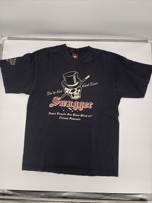 Lucky 13 Brand Medium Men s T-Shirt: Regular Fit, 100% Cotton, Retro 2000