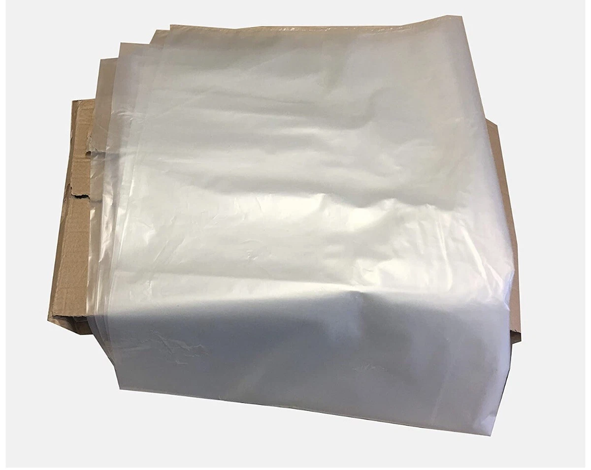 35 x 70 HEAVY DUTY EXTRA LARGE CLEAR PLASTIC POLYTHENE RUBBLE BAGS