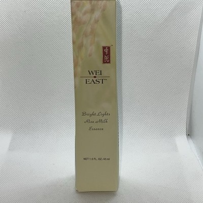 Wei East Bright Lights Rice Milk Essence for Skin Hydration/Tone/Prep 1.5 oz NIB