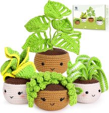 Crochet Kit for Beginners, Crochet Starter Kits for Adults with Step-By-Step Vid
