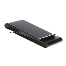 Money Clip, Cash Minimalist Wallet Slim Medium, Black Three Fold