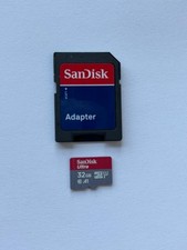 SanDisk Ultra 32 GB MicroSDHC with Adapter