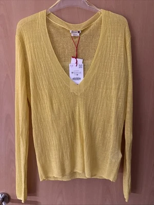 Zara Damen Leichter Eleganter Pullover Strickpullover Gr. M Neu Mit Etikett - Bild 1 von 4
