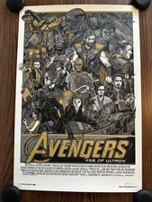 Avengers Age of Ultron Var Mondo 24x36 Poster Tyler Stout Limited Screen Print