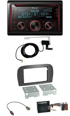 Pioneer 2DIN MP3 DAB USB CD Bluetooth Autoradio für Mercedes SL-Klasse R230 2006
