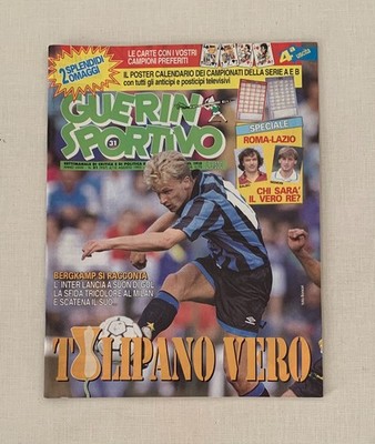 GUERIN SPORTIVO NR. 31 - 4./10. AUGUST 1993, ECHTE TULPE, BERGKAMP ERZÄHLT, INTER