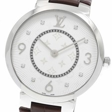 Montre pour homme Louis Vuitton Tambour Slim 8P Diamond Quartz