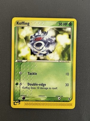Koffing 54/109 2003 EX Ruby & Sapphire Pokemon Card E-Series Common